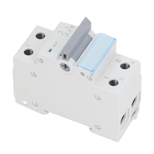CHICIRIS 1p Dual Power Manual Transfer Switch mit Kurzschlussschutz, Breite Anwendung für Wohnmobile Home (100A) von CHICIRIS