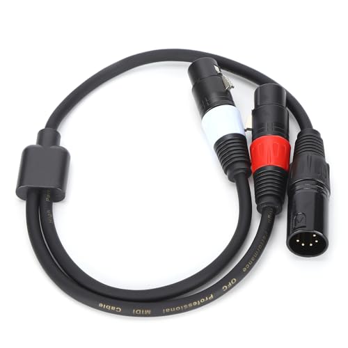 CHICIRIS 24AWG XLR Männliche Dual 3-polige Weibliche Kabel Beste Qualitätsmischmischer Equalizer 1,6 Fuß Sauerstoffkupfer für Live Performances Studio CHICIRIS 24AWG XLR Männliche Dual 3-polige Weibliche Kabel Beste Qualitätsmischmischer Equalizer 1,6 Fuß Sauerstoffkupfer für Live Performances Studio von CHICIRIS