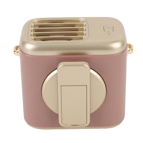 CHICIRIS 360 ° Einstellbarer Tragbarer Taillenlüfter Wiederaufladbarer Clamp/Holder auf Lüfter mit 4000 -mAh -Akku 3 Geschwindigkeitseinstellungen für Camping Reisebüro Im Freien (BROWN) von CHICIRIS