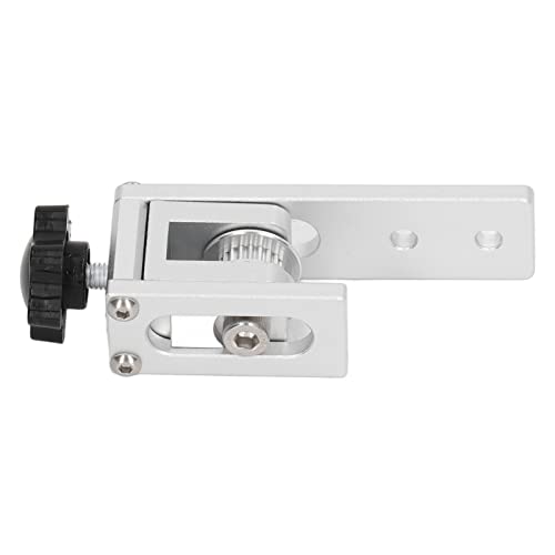 CHICIRIS 3D -Drucker -Aluminiumlegierung X Achsen Gürtelspanner Vorgebaut für Ender 3 CR10 CR10S Einstellbare Gürtellängengrenze, Resistent Geeignet für Enthusiasten, Schöpfer (SILVER) von CHICIRIS