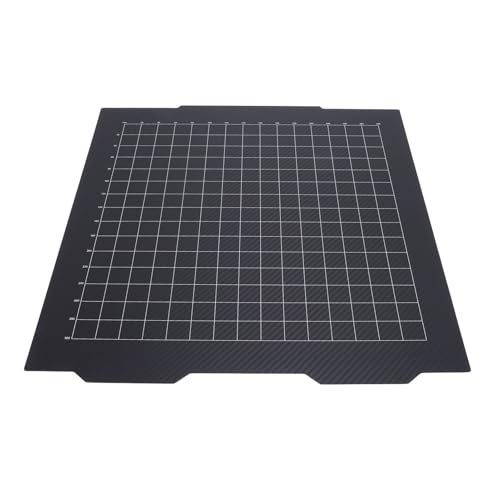 CHICIRIS 3D -Drucker -Build Platte 365 X 365 Mm Kohlefaser PET PEI doppelseitiger Stahlblech für Prusa XL, Ideal für Niedrige Verbrauchsmaterialien mit Niedrigen Temperaturen von CHICIRIS