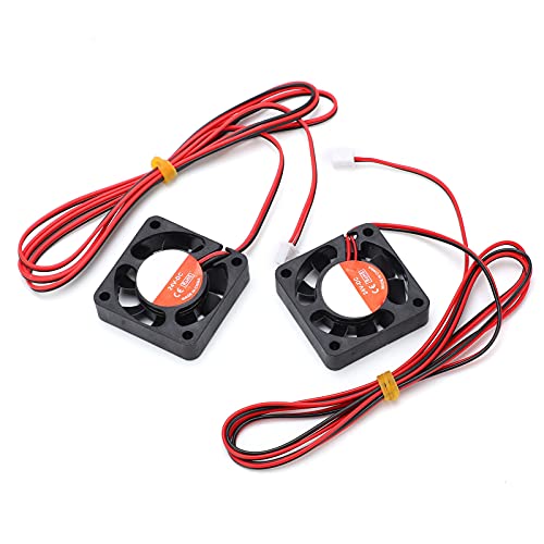 CHICIRIS 3D-Druckerhydrauliklager Stiller Kühllüfter + Langlebiges Design für Drucker Verwendung + Anpassung für Ender-3 + 40 X 40 X 10 Mm Größe von CHICIRIS