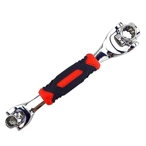 CHICIRIS 48 in 1 Doppelende Multifunktionsscheibenschlüssel Rotatable -Schraubenschlüssel für Universelle Verwendung 45# Stahlmaterial (1 Stk) von CHICIRIS