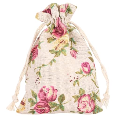 CHICIRIS 50pcs Recycelte Sackleinenbeutel -Draw -String Säcke Zum Verpacken Kleiner Handwerks Am Weihnachtstag von CHICIRIS