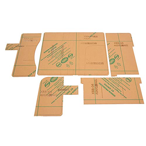 CHICIRIS Acryllederhandwerksvorlage Hohe Härte Hohe Präzision Klare Acrylschablone für Tagebuchbuchkoffer von CHICIRIS