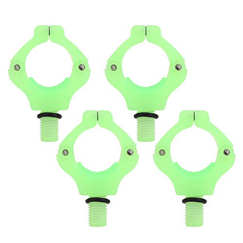 CHICIRIS Angelhalterung HeadFishing Magnetische Halterung KopfMagnetische Kopf 4PCS Angelrute Rest Halter Set Verstellbarer Angeln (Grün) rutenauflage von CHICIRIS