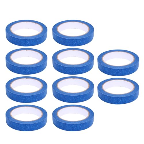 CHICIRIS Autofarbe Klebeband, Automobil -Repinish -Klebeband Blau Hitzeproof 10 Rollen 20mm X 30m für Multi Purposemalmals Home Crafts CHICIRIS Autofarbe Klebeband, Automobil -Repinish -Klebeband Blau Hitzeproof 10 Rollen 20mm X 30m für Multi Purposemalmals Home Crafts von CHICIRIS