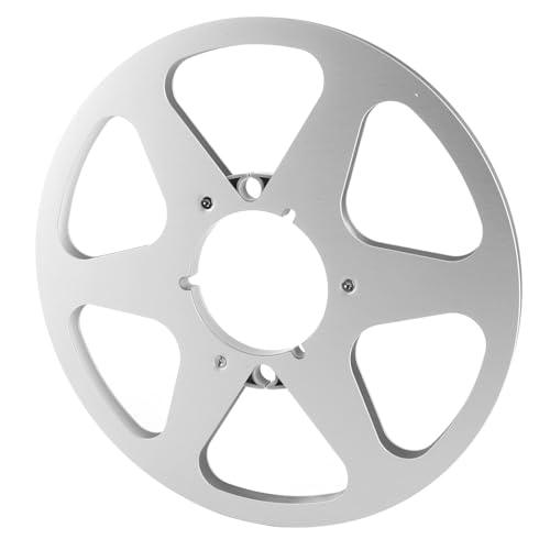 CHICIRIS Aviation Aluminium 10,5 Zoll Leeres Bandrollen für Studer, Sound Tape Leere Rolle für eine Bessere Klangqualität (SILVER) von CHICIRIS