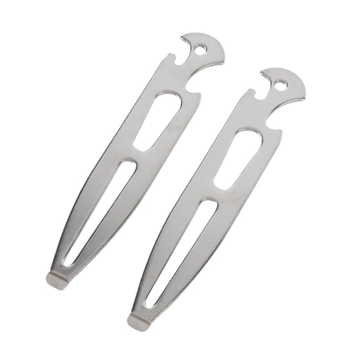 CHICIRIS Boatgasdeckelschlüsselwerkzeug, Decksfüllplatte Taste Edelstahl Multi Funktional 2pcs Robust für Yacht Kraftstoffwassertank (Typ B) von CHICIRIS