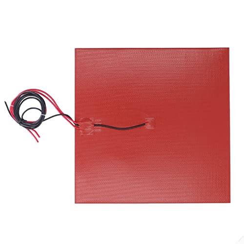 CHICIRIS CR 10 CR 10S 3D -Drucker Silikonheizung Pad 100K Thermistor Starker Kleberpadsheiz (DC24V) von CHICIRIS