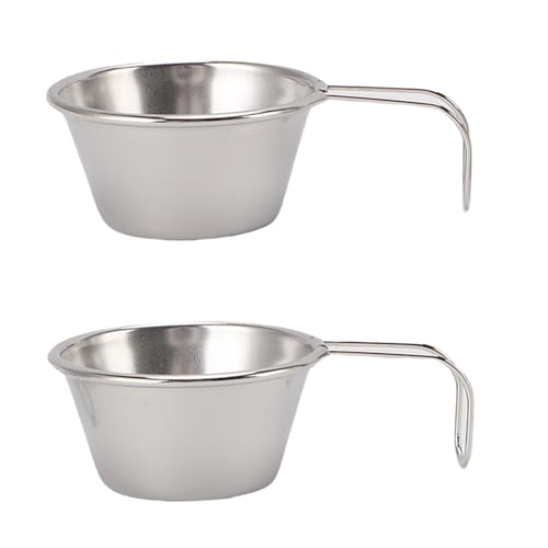 CHICIRIS Camping Cup Edelstahl Isolierter Becher Kompaktes Stapel für Heiße Kalte Getränke Im Freien Im Freien Wanderpicknick mit Haltbarem Lebensmittelmaterial von CHICIRIS