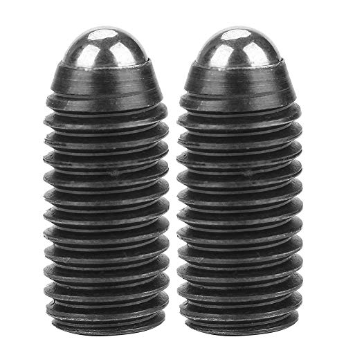 CHICIRIS Carbon -Stahlkugel Federkolben Set 10 Pcs M12 Schraubengewinde -Hex Buchse für Mechanische Geräte, Klemmen, Formen (M12*25 (10pcs)) von CHICIRIS