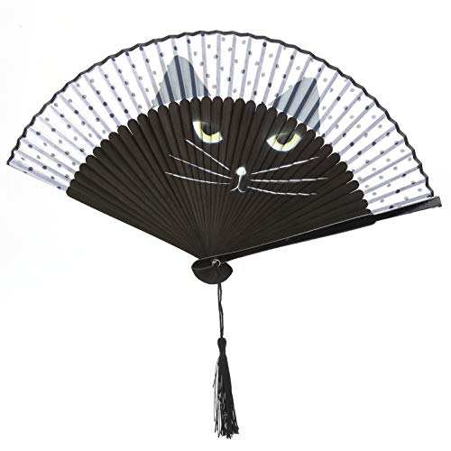 CHICIRIS Cartoon Katze Faltlüfter High-End Halteles Kunsthandwerk für Tanzpartys Größe 14,8 X 8,3 Zoll CHICIRIS Cartoon Katze Faltlüfter High-End Halteles Kunsthandwerk für Tanzpartys Größe 14,8 X 8,3 Zoll von CHICIRIS