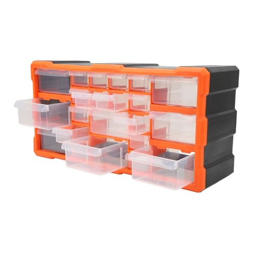 CHICIRIS Craft-Storage-Schrank mit 22 Schubladen Organizer Bits- Hardware-Behälter für Klassenzimmer und Büroversorgungen- Wandmontage Plastikkasten/Abdeckung für Kleine Spielsachen und von CHICIRIS
