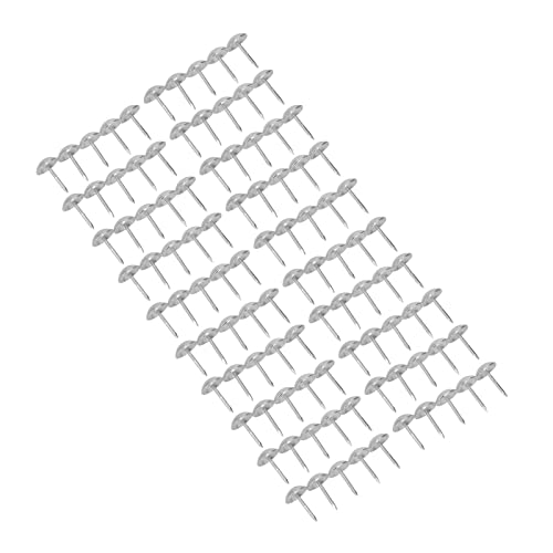 CHICIRIS Dekorative Möbelkäfer Befestigen Korrosionsbeständige Kohlenstoffstahl, Ideal für Holzhandwerk und Schmuckschachtel, Enthalten Stofflineer für die Messung (SILVER) von CHICIRIS