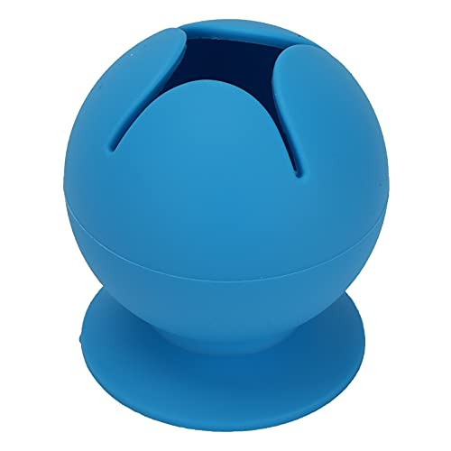 CHICIRIS Desktop Silicon Scrap Sammeln Tassen-Kompakt-Abfall-Sortierschale für Schaufel, Schere und Klemmen, Leichtes Design (BLUE) von CHICIRIS