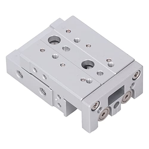 CHICIRIS Doppelstange Doppelwirkung Aluminiumlegierung Edelstahl Pneumatischer Zylinder mit Magnetring für Luftkompressor, Trockner, Luftkompressionspipeline (HLQ8-10s) von CHICIRIS