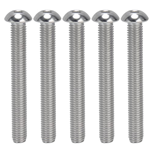 CHICIRIS Edelstahl Grobgewindeschraube für Automobile M10x1.5 Hex Socket Button Head Screw Kit für Engineering (M10*80) von CHICIRIS