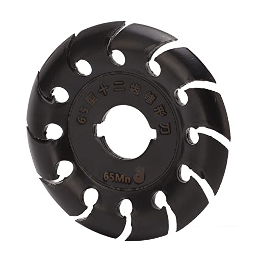 CHICIRIS Edelstahl -Schnitzscheibe für Winkelschleifer Holzkautschuk Schnell Materialentfernung für Holzbearbeitungs -Tee Tablettpolieren (BLACK) von CHICIRIS