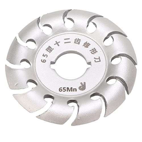 CHICIRIS Edelstahl -Schnitzscheibe für Winkelschleifer Holzkautschuk Schnell Materialentfernung für Holzbearbeitungs -Tee Tablettpolieren (SILVER) von CHICIRIS
