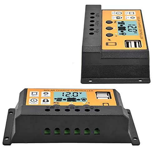 CHICIRIS Effiziente 3-Stufe PWM Smart Charge Controller Solar Panel Regulator für die Heimindustrie (20A) von CHICIRIS