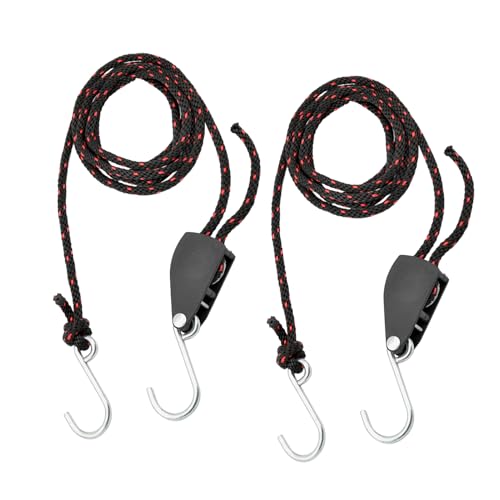 CHICIRIS Einstellbarer Kajak -Krawattengurt mit Ratschenscheibe -System, Maximaler Last 299,8 Lbs, 2 Pack Kanu Krawatte für den Transport (3.0M) von CHICIRIS