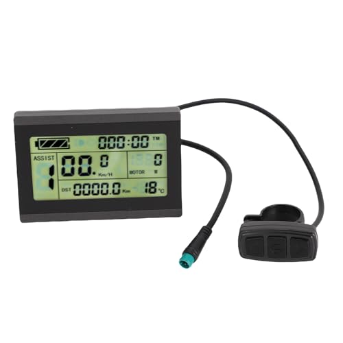 CHICIRIS Electric Scooter LCD -Display -Panel, Ergonomisch und Benutzerfreundlich mit 5 Pin Stecker, ABS Materialplatte, Ideal für Elektrofahrräder CHICIRIS Electric Scooter LCD -Display -Panel, Ergonomisch und Benutzerfreundlich mit 5 Pin Stecker, ABS Materialplatte, Ideal für Elektrofahrräder von CHICIRIS