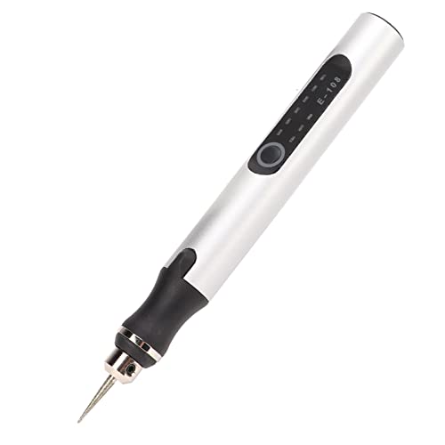 CHICIRIS Elektrischer Gravur Stift USB -Ladung Schneller Kabelloser Graveur für Handwerk und Schmuckhersteller (SILVER) von CHICIRIS