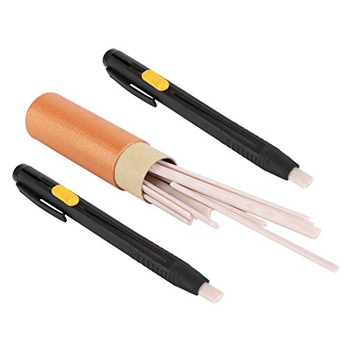 CHICIRIS Ergonomischer Stifthalter 20 Wachs Ledermarker Flüstern für Kunstprojekte, Anfänger, Kunststoff/Wie Gezeigt Bilder von CHICIRIS