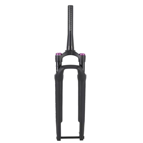 CHICIRIS Fahrrad -Front -Federung, Aluminiumlegierung Mm durch Achshandbuch für Sperrschlossschockdämpfer Luftaufhängung Gabel für 700 ° C Roadbike (White) von CHICIRIS