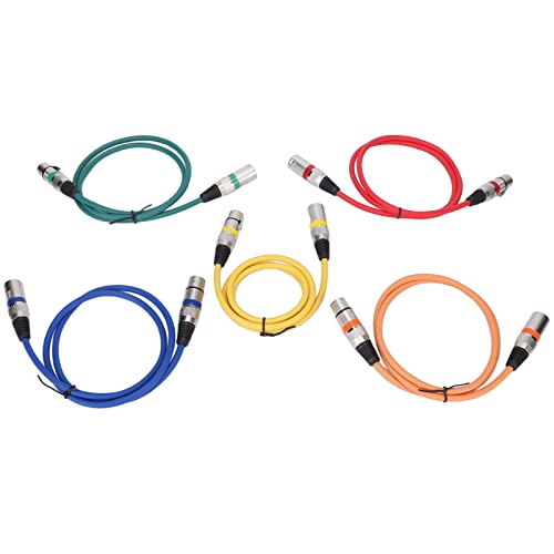 CHICIRIS Farbiges XLR zu XLR -Mikrofonkabel für eine Einfache Kabelbehandlung, 3,3 Fuß Männlich Bis Weibliches Mikrofon für Einfache Identifizierung, Lautsprecher, Vorverstärker, CHICIRIS Farbiges XLR zu XLR -Mikrofonkabel für eine Einfache Kabelbehandlung, 3,3 Fuß Männlich Bis Weibliches Mikrofon für Einfache Identifizierung, Lautsprecher, Vorverstärker, von CHICIRIS