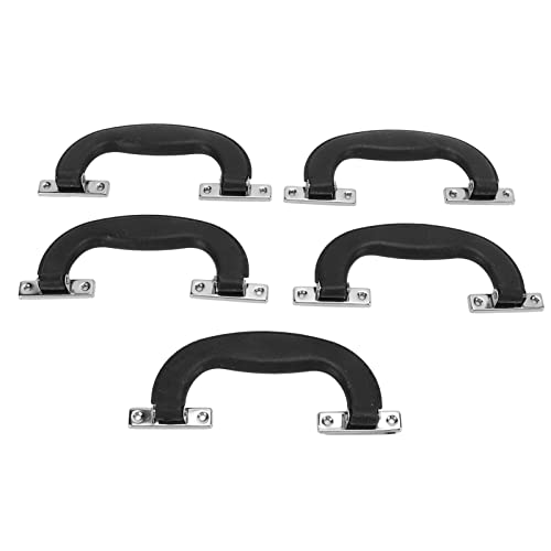 CHICIRIS Gandua von Vintage Style Gepäck Ergonomisches Design Tealer Wide Application 5pcs für Kofferraum, Toolbox, Schrank (Black) von CHICIRIS