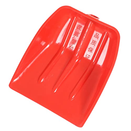CHICIRIS Große Kapazität Rote Schneeschaufel Verdickte PP Plastik Hartes Sicherer Schaufel für Garten, Schnee, Entfernungsinstrument (1501-5) von CHICIRIS