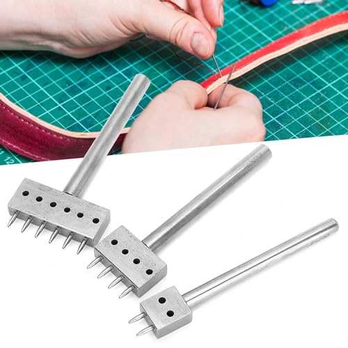 CHICIRIS Gürtelloch Puncher STEILE Löcher in Leder Wirkung-resistentes Lederhandwerkswerkzeug für das Stanzen für die Handwerksmanngröße: 3PCS-Abstands-Punch-Werkzeug Geeignet (Abstand 8mm (2+4+6)) CHICIRIS Gürtelloch Puncher STEILE Löcher in Leder Wirkung-resistentes Lederhandwerkswerkzeug für das Stanzen für die Handwerksmanngröße: 3PCS-Abstands-Punch-Werkzeug Geeignet (Abstand 8mm (2+4+6)) von CHICIRIS