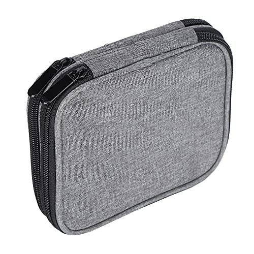 CHICIRIS Häkeln Haken Aufbewahrungstasche Langlebiger 2 -layerer Organizer für Stricknadeln Heimreise, Grauer 600d Oxford Stoff CHICIRIS Häkeln Haken Aufbewahrungstasche Langlebiger 2 -layerer Organizer für Stricknadeln Heimreise, Grauer 600d Oxford Stoff von CHICIRIS