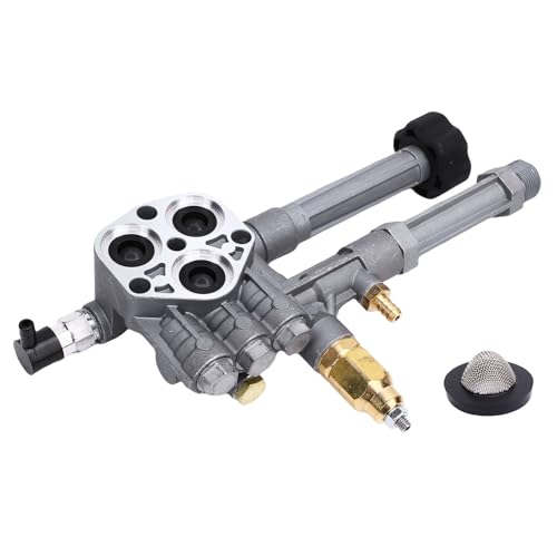 CHICIRIS Hochdruckreiniger-Pumpenkopfbaugruppe, Aluminiumlegierung AR42518 SRMW-Pumpen für Hochdruckreinigungsleistung von CHICIRIS