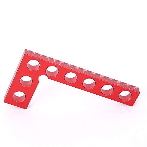 CHICIRIS Holzbearbeitung Rechtwinkliger Herrscher 90 Grad Positionierungsquadrate Rote Aluminium-Legierung Metrische Lineal 0-100 Mm Markierende Klare Maßstäbe-Klemmen zu Boxen Bilderrahmen CHICIRIS Holzbearbeitung Rechtwinkliger Herrscher 90 Grad Positionierungsquadrate Rote Aluminium-Legierung Metrische Lineal 0-100 Mm Markierende Klare Maßstäbe-Klemmen zu Boxen Bilderrahmen von CHICIRIS