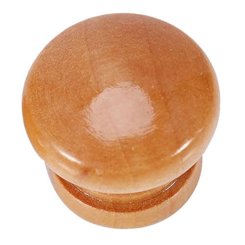 CHICIRIS Holzknöpfe, Holzknöpfe für Kommoden mit Einer Modischen Runden Form 10 Stcs Holzschubladenknöpfe und 10 Schrauben Holzschrankknöpfe Zum Aufrüsten Ihrer Schubladenentüren, von CHICIRIS