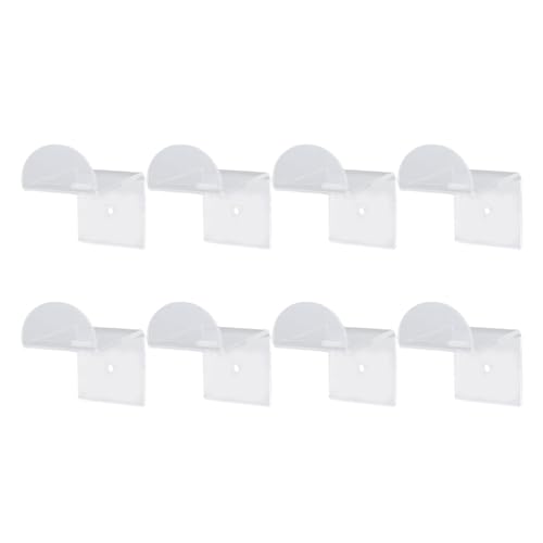 CHICIRIS Huthaken, Acrylhut -Rack 8PCs für Baseballkappen (klar) von CHICIRIS