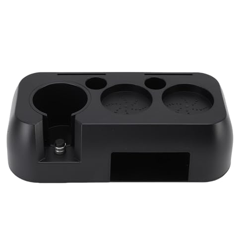 CHICIRIS Kaffee -Tamping -Station, Universeller Kaffee Mapper Portafilter Organizer Multifunktional für 49 51 53 58 Mm Kaffeewerkzeug (BLACK) von CHICIRIS