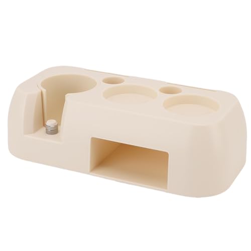 CHICIRIS Kaffee -Tamping -Station, Universeller Kaffee Mapper Portafilter Organizer Multifunktional für 49 51 53 58 Mm Kaffeewerkzeug (Beige) von CHICIRIS