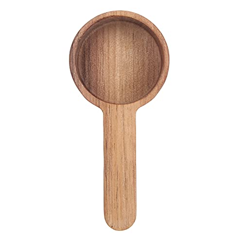 CHICIRIS Kaffeeschaufel, Holz Esslöffel Suppe Esslöffel Holz Kaffee Messung Löffel Messlöffel für Kaffee, Tee, Zucker, Mehl (Kurzer Griff 8G) von CHICIRIS
