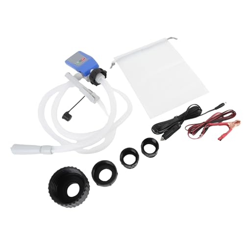 CHICIRIS Kraftstoff-Transfer Pumpe, 3,2 GPM Tragbare Flüssigkeits-Transfer Pumpe mit 4 Adaptern 51 Zoll Schlauch für Benzin Derv Kerosin Nicht-Trinkwasser CHICIRIS Kraftstoff-Transfer Pumpe, 3,2 GPM Tragbare Flüssigkeits-Transfer Pumpe mit 4 Adaptern 51 Zoll Schlauch für Benzin Derv Kerosin Nicht-Trinkwasser von CHICIRIS