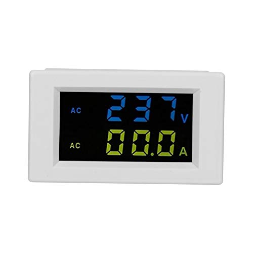 CHICIRIS LCD-Display Digitaler Voltmeter Genaue Messung Multifunktionaler Geräte für den Haushaltsgebrauch des Vertriebsschranks (Doppelte weiße Hülle) von CHICIRIS