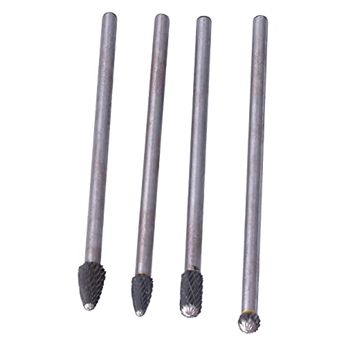 CHICIRIS Langlebiger Wolfram -Stahl -Grat Set Zum Schnitzen und Gravieren mit Schaufel/Flügelzähne, Passt Pneumatische Werkzeuge, Geeignet für Verschiedene Materialien von CHICIRIS