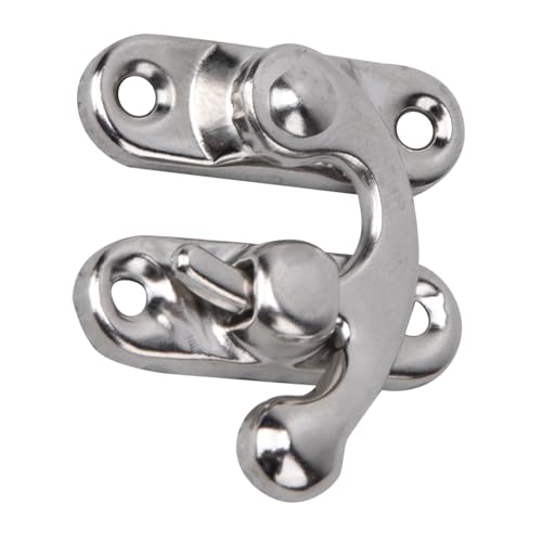 CHICIRIS Latchook HaSP Starker und Langlebiger Ersatzhaken für Schmuckkartons für Wohnkultur Bronze/Gelb/Silber 30 Stcs Set Geeignet (silberner rechter Haken) von CHICIRIS