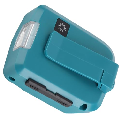 CHICIRIS Lithium-Batterie-LED-Lichtadapter Doppeler USB-Konverter 14.4-20 V Eingang für die Wechsel-Camping-Workshop-Beleuchtung (#2) von CHICIRIS