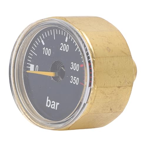 CHICIRIS Luftdruckmessgerät 350BAR M10X1 Fadenschockdicht Bewegungsleuchten Abdichtung für CO2 -Pumpe von CHICIRIS
