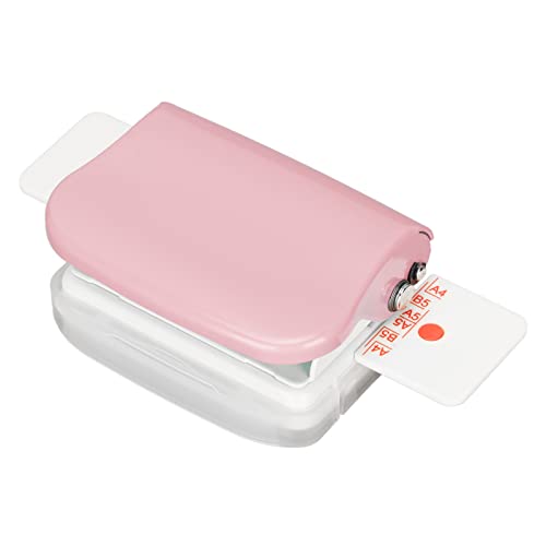 CHICIRIS Manuelle Bindungsmaschinen Hohe Genauigkeit 6 Löcher -Werkzeug für Home Office -Legierungstahl für /B5/A5 Flipchart Innenseiten Stanze Geeignet (PINK) von CHICIRIS