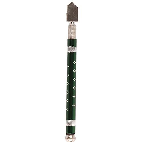 CHICIRIS Metall -Tap -Glasschneiderwalze mit Nicht Rutschem Griff Haltbares Glasschneidwerkzeug für Einfache Blockabteilung (GREEN) von CHICIRIS